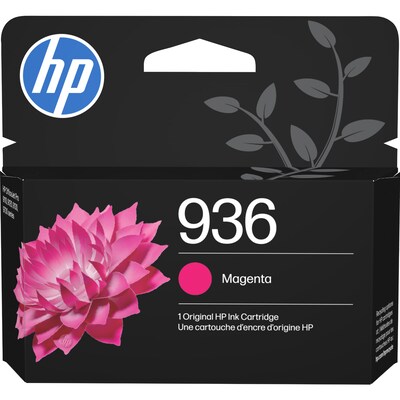 HP 936 Magenta Standard Yield Ink Cartridge, Prints Up to 800 Pages (4S6V0LN)