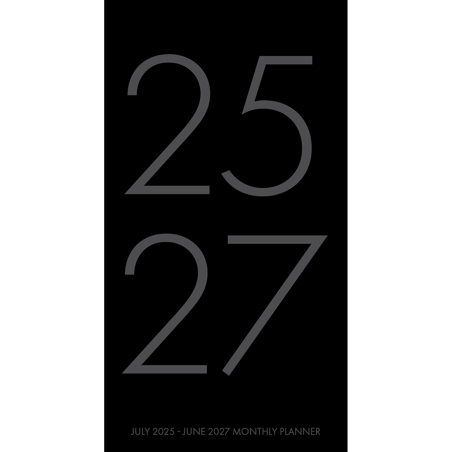 2025-2026 Willow Creek 3.5 x 6.5 Academic Year Weekly & Monthly Planner, Black (54789)