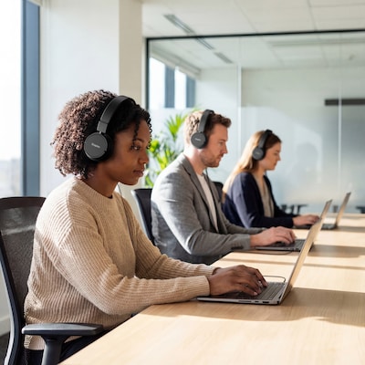 Staples TECH Wired Headphones, Black (ST63352)