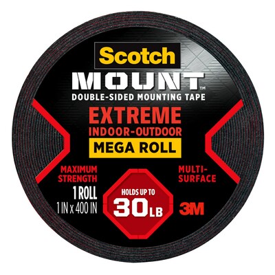 Scotch Double Sided Mounting Tape, 1 x 60, Clear (410S)