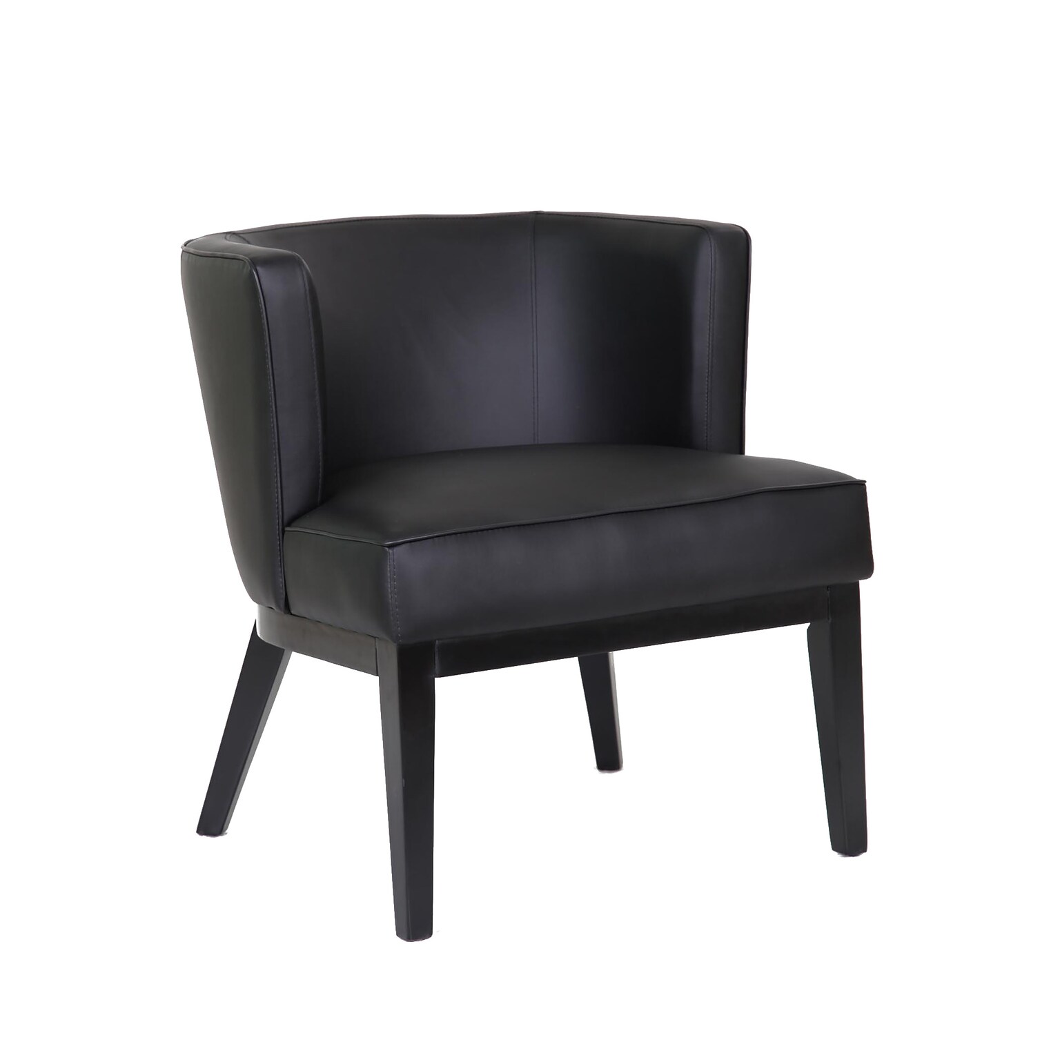 Boss Office Products Ava Accent Chair, Black (B529BKBK)