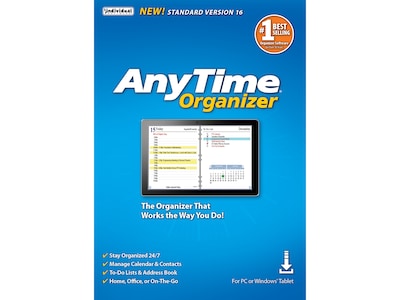 Individual Software AnyTime Organizer Standard 16 for 1 User, Windows, Download (IND945800V062)