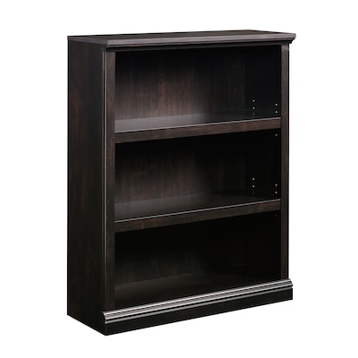 Sauder Select 44H 3-Shelf Bookcase, Estate Black (420175)