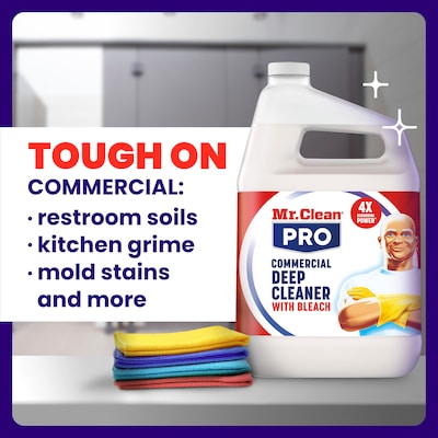 Mr. Clean PRO Commercial Deep Cleaner with Bleach, 1 Gallon (24795)