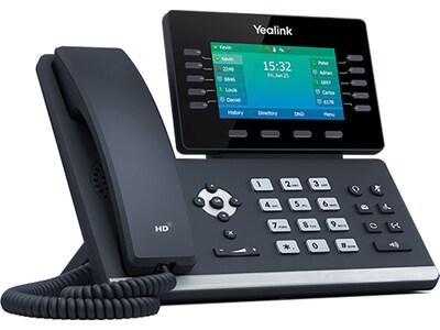 YeaLink SIP-T54W 10-Line Corded IP Telephone, Classic Gray (1301081)