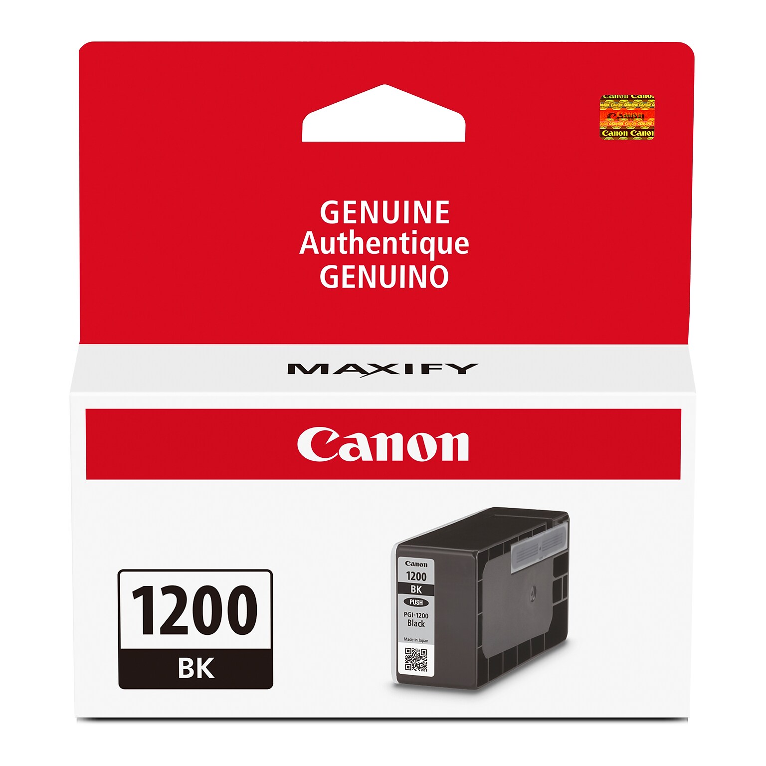 Canon PGI-1200 Black Standard Yield Ink Cartridge (9219B001)
