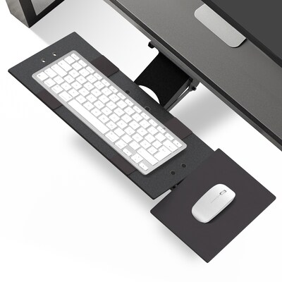 Uncaged Ergonomics Adjustable Keyboard Drawer, Black (KT1)