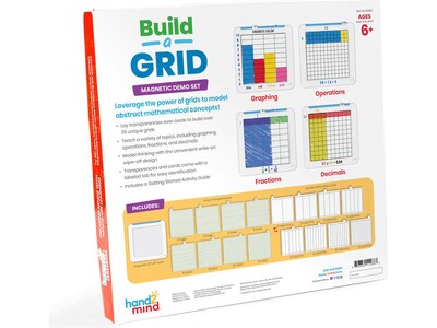 hand2mind Build-a-Grid Magnetic Demonstration Grid (92426)