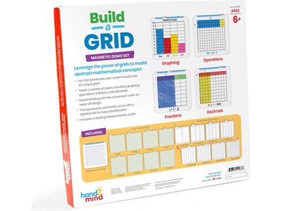 hand2mind Build-a-Grid Magnetic Demonstration Grid (92426)