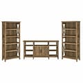 Bush Furniture Key West Console TV Stand, Screens up to 65, Reclaimed Pine (KWS027RCP)