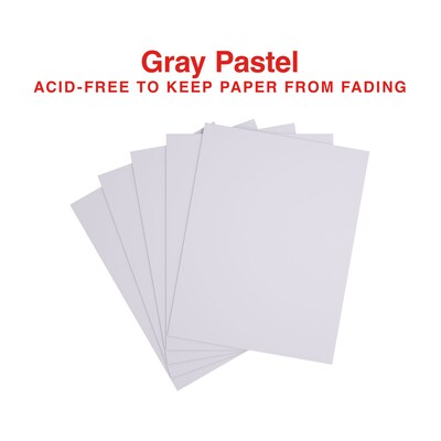 Staples Pastel 30% Recycled Color Copy Paper, 20 lbs., 8.5" x 11", Gray, 500/Ream (14785)