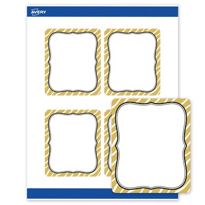 Avery Rectangle Laser/Inkjet Multipurpose Labels, 4 x 3-1/3, White, 40/Pack (19479370993)