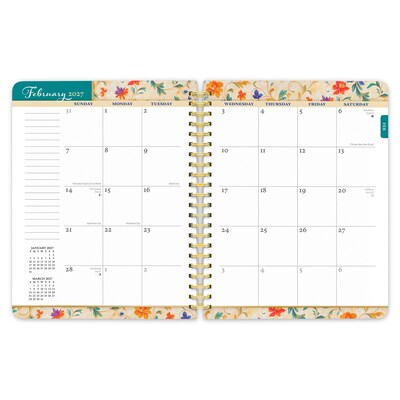 2027 BrownTrout Tuscan Delight 6.5" x 7.8" Calendar Year Weekly Standard Planner, Multicolor (9798330709342)