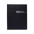 2024-2025 House of Doolittle 8.5 x 11 Academic Weekly Appointment Book, Leatherette Cover, Black (
