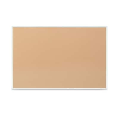 Quill Brand® Standard Durable Cork Bulletin Board, Aluminum Frame, 6W x 4H (28317-CC)