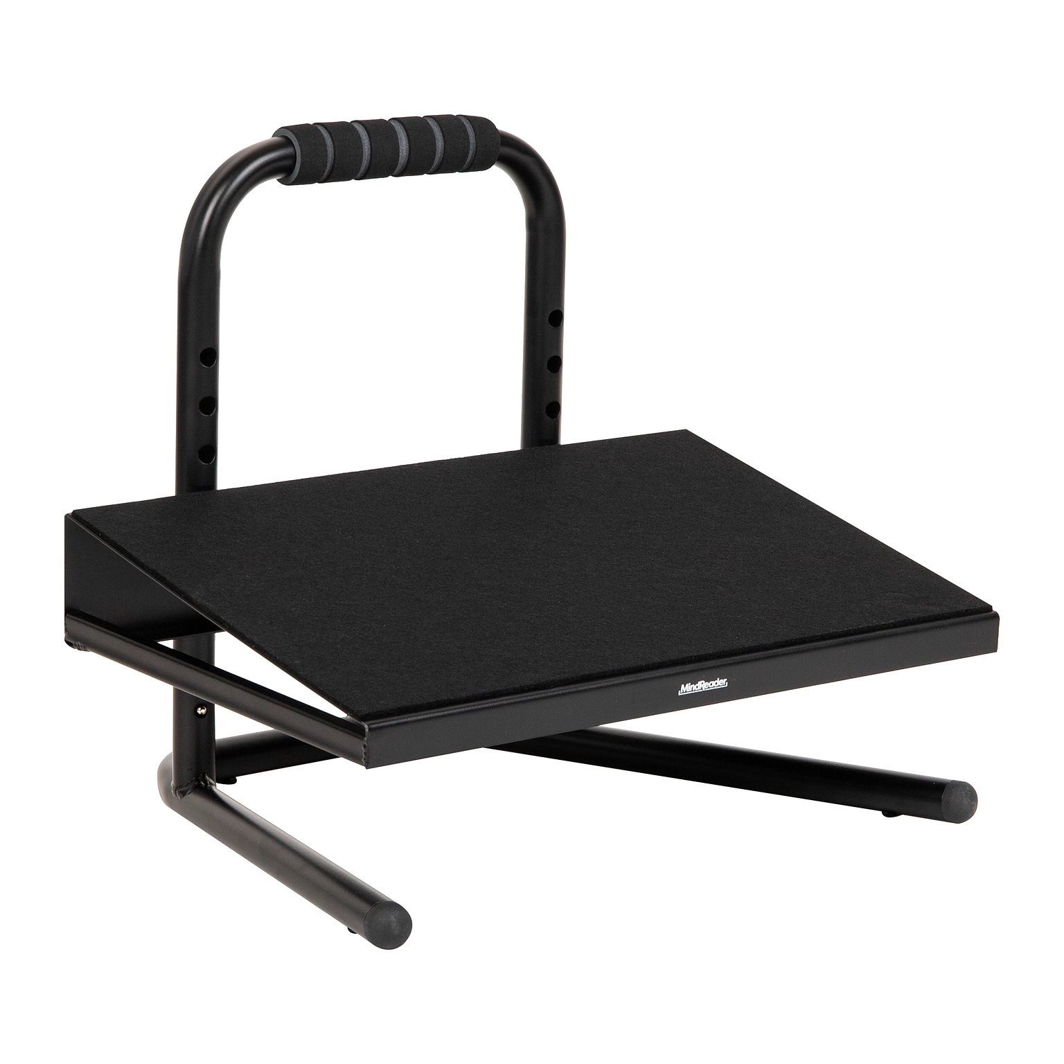 Mind Reader Tilt Adjustable Foot Rest Under Desk, Black (FTHEIGHT-BLK)
