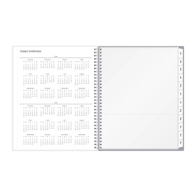 2026 Blue Sky Laila 8.5" x 11" Weekly & Monthly Planner, Plastic Cover (137273-26)