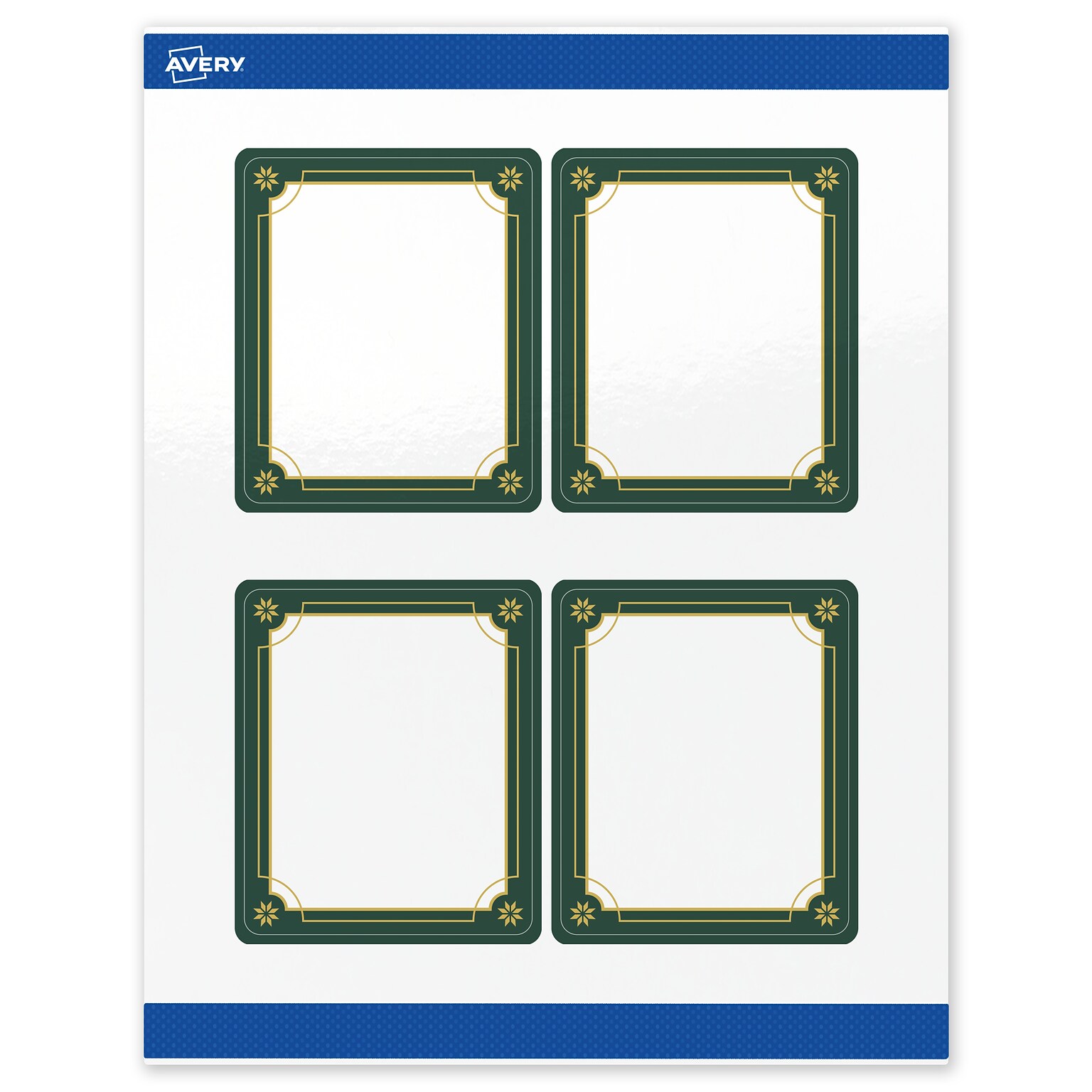 Avery Rectangle Multipurpose Labels, 4 x 3-1/3, White, 40/Pack (19479370389)