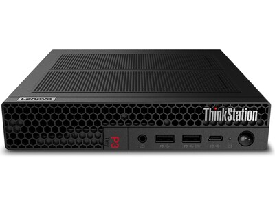 Lenovo ThinkStation P3 Tiny Desktop Computer, Intel Core i7-13700T, 32GB Memory, 1TB SSD (13GD08)