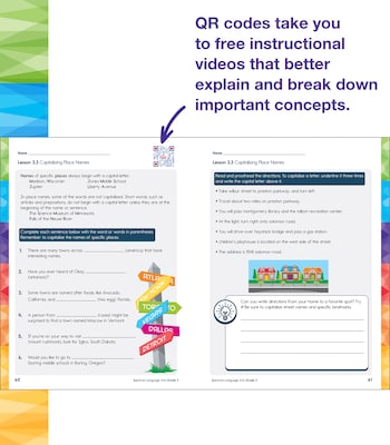 Carson-Dellosa Spectrum Language Arts Workbook, Grade 3