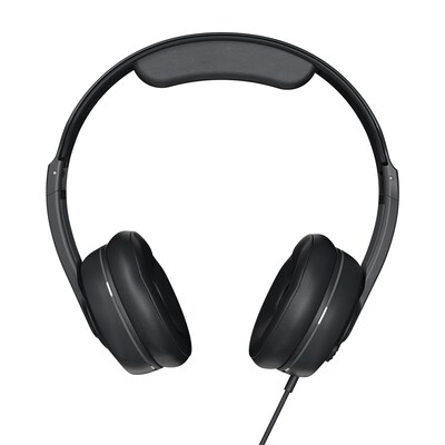 Skullcandy Cassette Junior Over-Ear Headphones with Microphone, Black (S5CSY-N003)