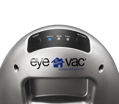 EyeVac Home Canister Vacuum, Bagless, Silver (EVHS)
