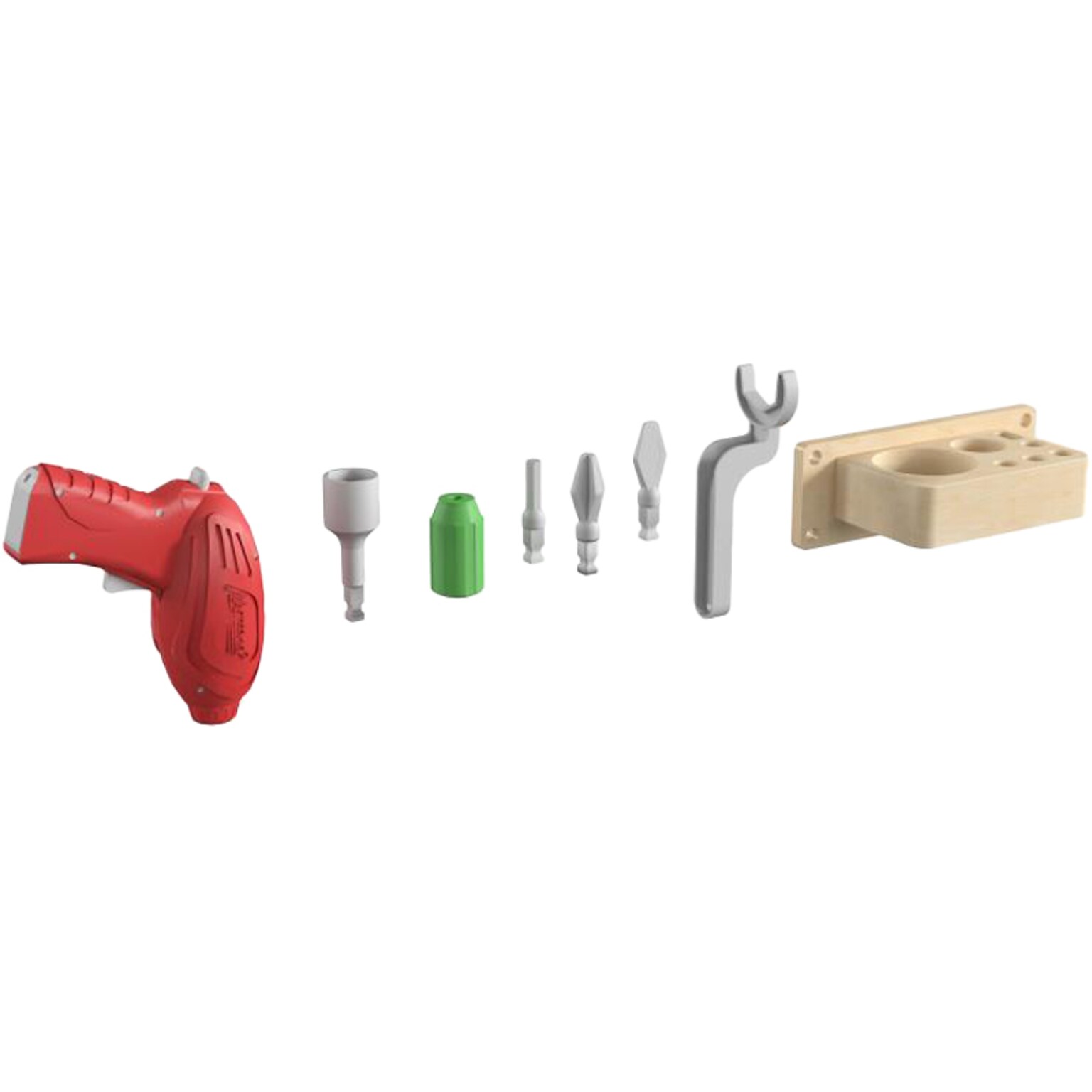 Flash Furniture Bright Beginnings Tools & Holder Accessory Set for Modular STEAM Walls (MK-ME13118-GG)