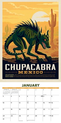 2027 Willow Creek Mythical Creatures 12" x 12" Monthly Wall Calendar, Assorted Colors (65341)