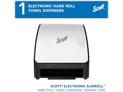 Scott Pro Slimroll Automatic Hardwound Paper Towel Dispenser, White (47259)