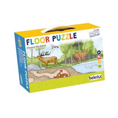 Beleduc Discover 40 Piece The Forest Floor Puzzle (PLWB16210)