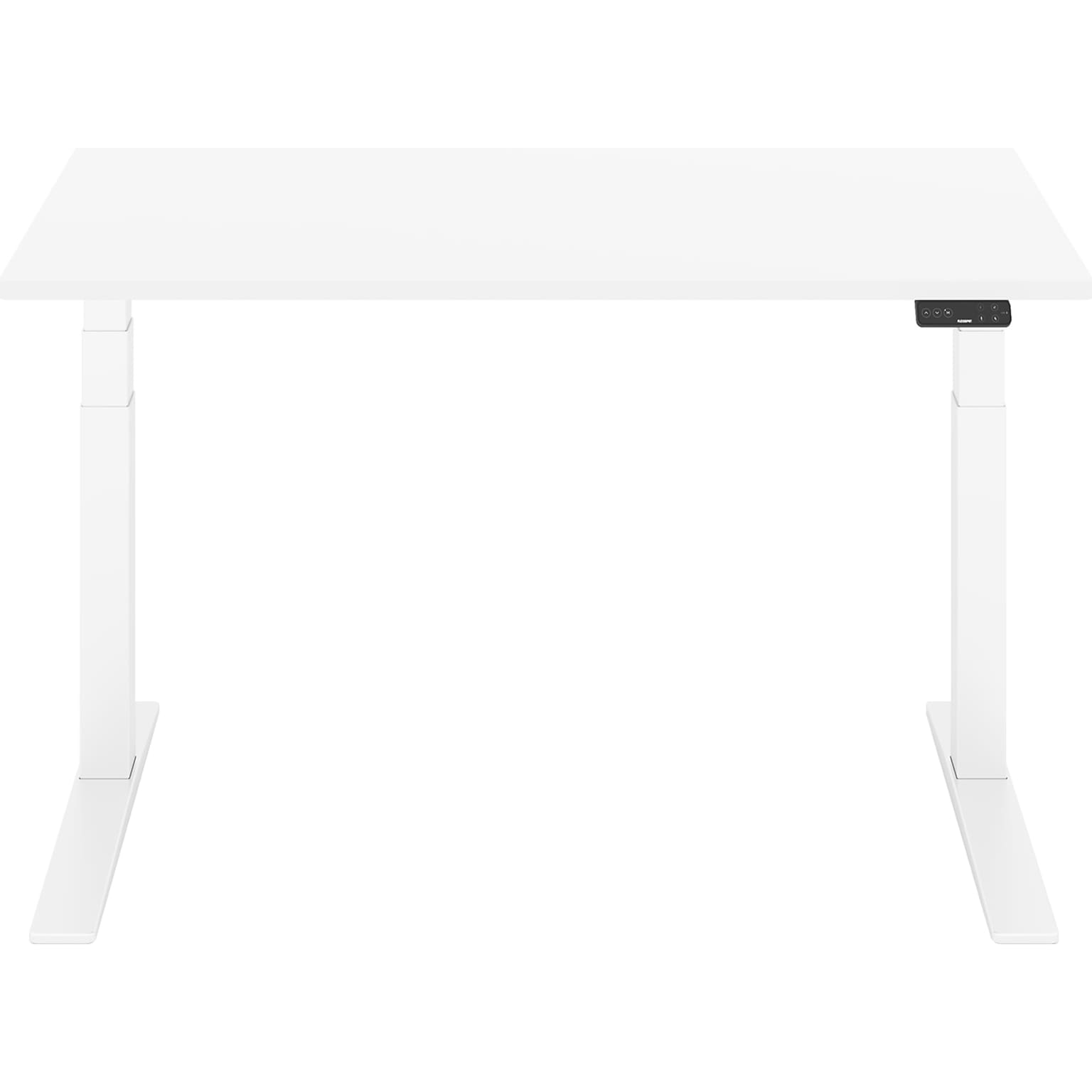 FlexiSpot E7 Pro 55W Electric Adjustable Standing Desk, White (E7WPRO5528-W)