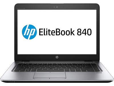HP EliteBook 840 G3 14 Refurbished Laptop, Intel Core i7, 16GB Memory, 256GB SSD, Windows 10 Pro (T