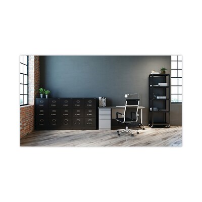 Alera Vertical Letter File Cabinet, 3 Letter-Size File Drawers, Black, 15 x 22 x 40.19