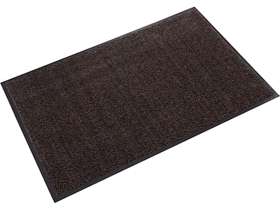 Crown Mats Dust-Star Heavy-Traffic Wiper Mat, 48 x 72, Walnut (DS 0046WA)