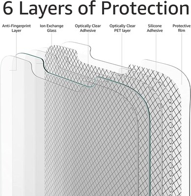Zebra TC Series Scratch-Resistant Tempered Glass TC53 & TC58 Screen Protector, 3/Pack (SG-NGTC5-SCRNP-03)