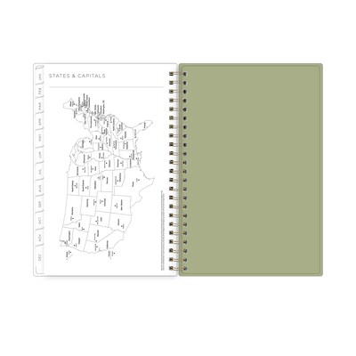 2026 Blue Sky Kelly Ventura Gardens 5" x 8" Calendar Year Weekly & Monthly Planner, Plastic Cover, Multicolored (153065)