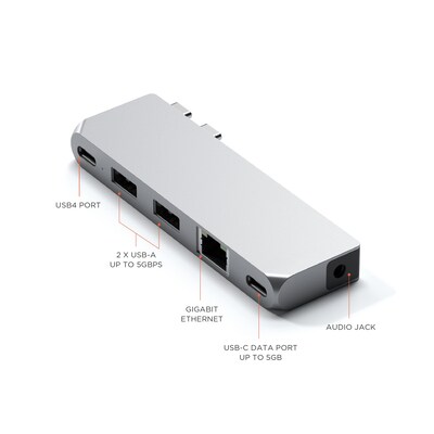 Satechi Pro Hub Adapter Mini, Silver (ST-UCPHMIS)