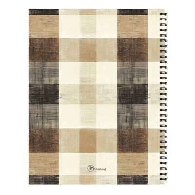 2026-2027 TF Publishing Checkered Cowboy 9" x 11" Academic Weekly & Monthly Planner, Paperboard Cover (AY27-9700)