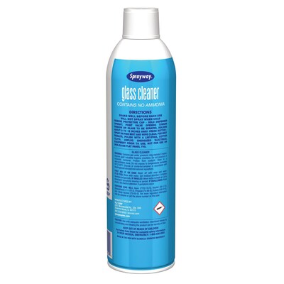 Sprayway Glass Cleaner, 19 oz. Aerosol Spray, Fresh, 12/Carton (CGCSW050)