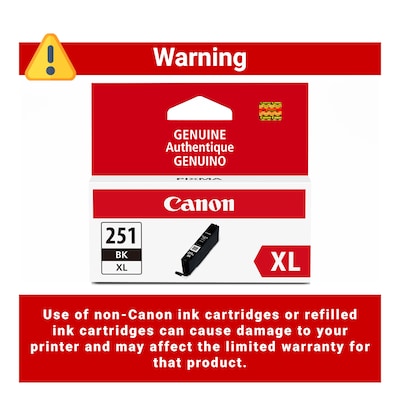 Canon 251XL Black High Yield Ink Cartridge   (6448B001)