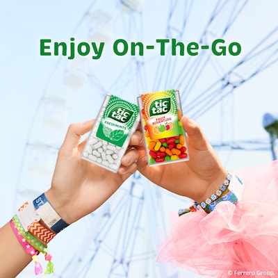 Tic Tac Freshmints, 20 oz., 100 Pieces/Pack, 12 Packs/Box (FEU00384)