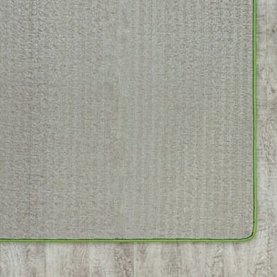 Joy Carpets Just Kidding Polyester 12' x 7'6" Machine Tufted Rug, Lime Green (623S-09)