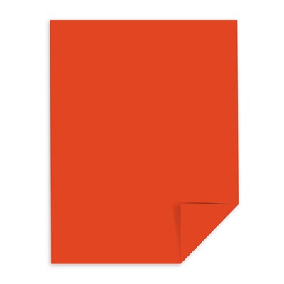 Astrobrights 65 lb. Cardstock Paper, 8.5" x 11", Orbit Orange, 250 Sheets/Ream, 8 Reams/Carton (22761CT)