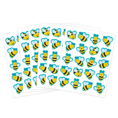 Teacher Created Resources Buzzing Bees Stickers, Multicolored, 120/Pack, 12/Packs/Bundle (TCR6913-12)