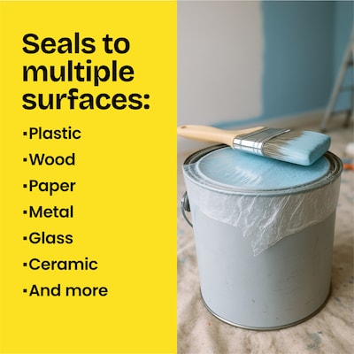 Glad Press'N Seal Plastic Food Wrap, 70 Sq. Ft. Roll, 12/Carton (70441)