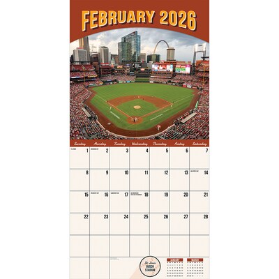 2026 TF Publishing Ballparks 12 x 12 Monthly Wall Calendar (26-1051)