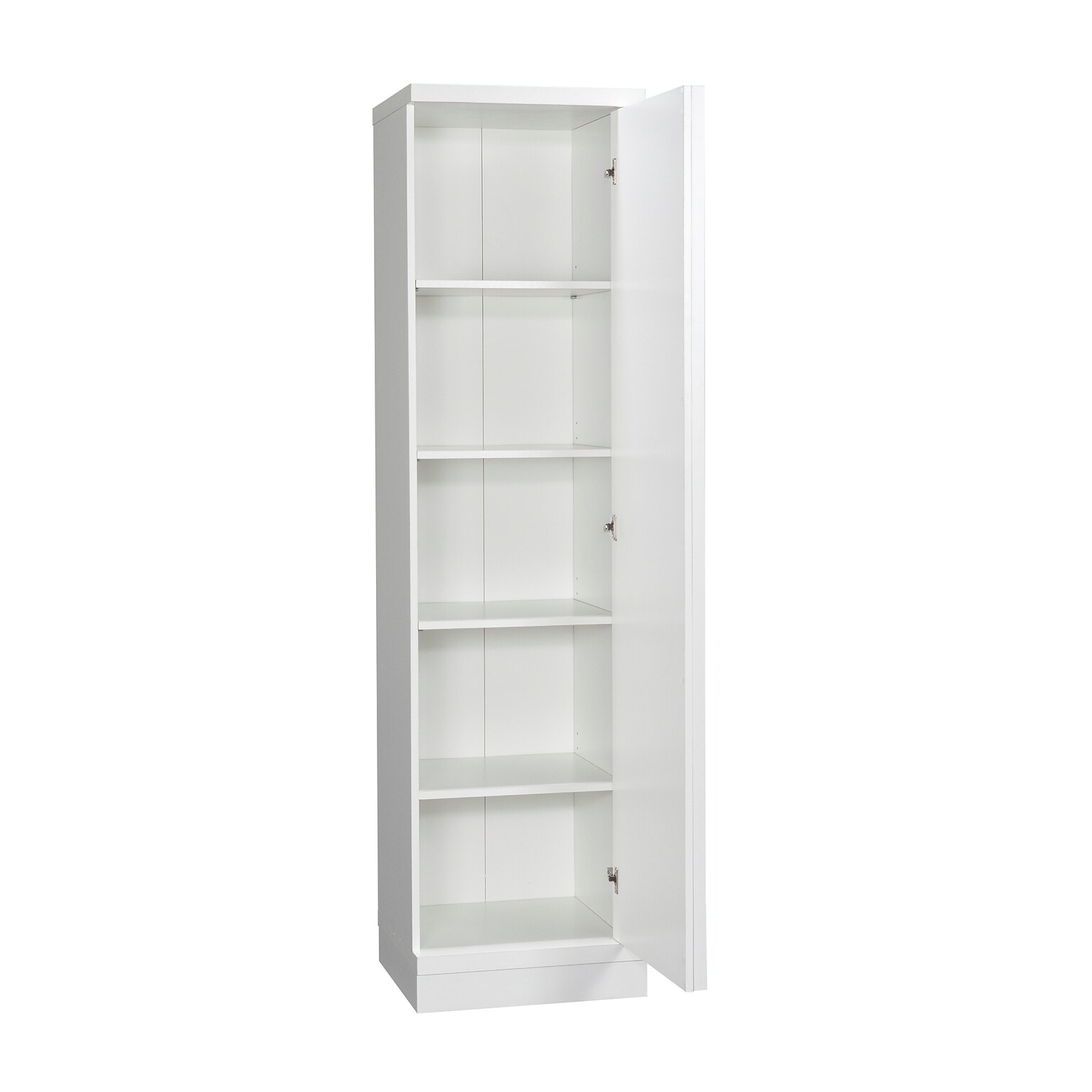 Sauder Merton Hall 71H Storage Cabinet with 5 Shelves, White (443652)