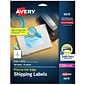 Avery Print-to-the-Edge Laser Shipping Labels, 3-3/4" x 4-3/4", White, 4 Labels/Sheet, 25 Sheets/Pack   (6878)