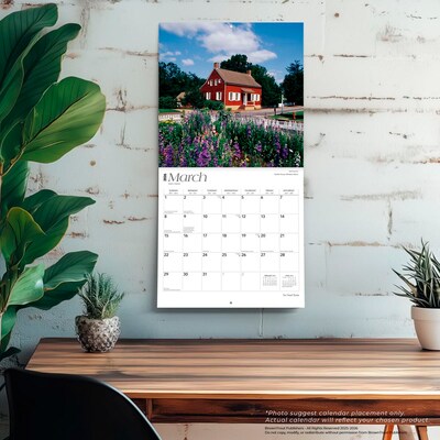 2026 BrownTrout Tar Heel State North Carolina Places 12" x 12" Monthly Wall Calendar (9798330705788)