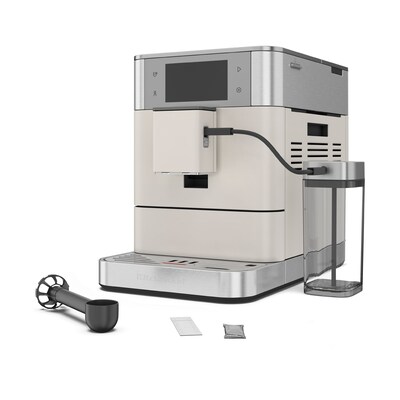 KitchenAid 2-Cups Pump/Automatic Espresso Machine, Porcelain White (KES8558PL)